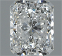 Natural Diamond 1.03 Carats, Radiant with  Cut, E Color, I1 Clarity and Certified by GIA