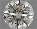 Natural Diamond 0.70 Carats, Round with Excellent Cut, I Color, VVS2 Clarity and Certified by IGI