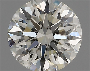 Picture of Natural Diamond 0.70 Carats, Round with Excellent Cut, I Color, VVS2 Clarity and Certified by IGI