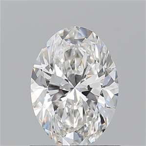 Picture of Natural Diamond 1.04 Carats, Oval with  Cut, F Color, IF Clarity and Certified by GIA