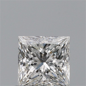 Foto Diamante Natural 0.52 quilates, Princesa , Color F, claridad IF y certificado GIA de