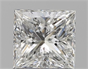 Natural Diamond 1.03 Carats, Princess with  Cut, G Color, SI2 Clarity and Certified by GIA