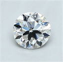 Natural Diamond 0.90 Carats, Round with Very Good Cut, H Color, SI1 Clarity and Certified by GIA