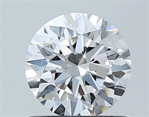 Picture of Natural Diamond 0.73 Carats, Round with Excellent Cut, F Color, SI1 Clarity and Certified by GIA