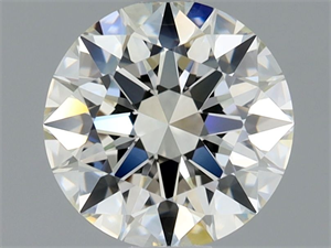 Picture of Natural Diamond 1.05 Carats, Round with Excellent Cut, J Color, IF Clarity and Certified by GIA