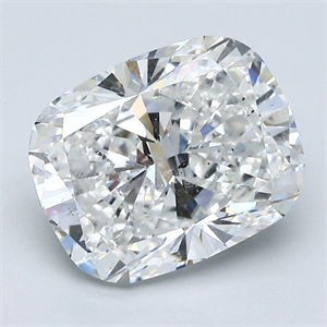 Foto Diamante Natural 3.06 quilates, Del cojín , Color F, claridad SI2 y certificado GIA de