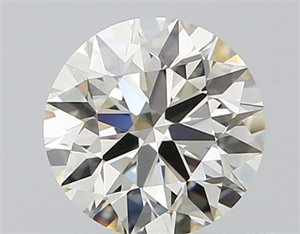 Picture of Natural Diamond 0.57 Carats, Round with Excellent Cut, H Color, VVS1 Clarity and Certified by IGI