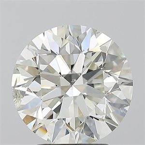 Foto Diamante Natural 3.03 quilates, Redondo , Color J, claridad SI2 y certificado GIA de