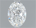 Diamante Natural 0.43 quilates, Ovalado , Color F, claridad VVS2 y certificado GIA