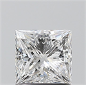 Natural Diamond 1.01 Carats, Princess with  Cut, D Color, VS1 Clarity and Certified by GIA