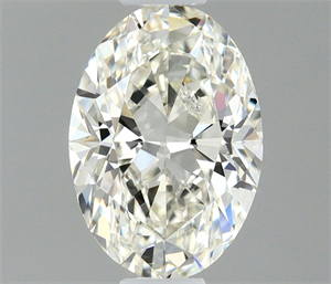 Picture of Natural Diamond 0.50 Carats, Oval with  Cut, I Color, VVS2 Clarity and Certified by IGI