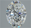 Diamante Natural 3.01 quilates, Ovalado , Color G, claridad VS1 y certificado GIA
