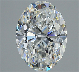 Foto Diamante Natural 3.01 quilates, Ovalado , Color G, claridad VS1 y certificado GIA de