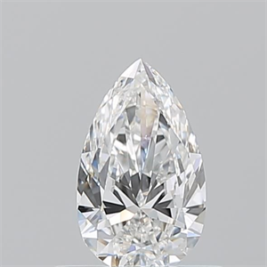 Picture of Natural Diamond 0.50 Carats, Pear with  Cut, E Color, VS2 Clarity and Certified by GIA