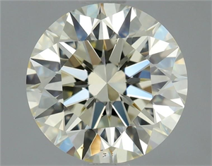 Picture of Natural Diamond 1.03 Carats, Round with Excellent Cut, M Color, VS2 Clarity and Certified by GIA