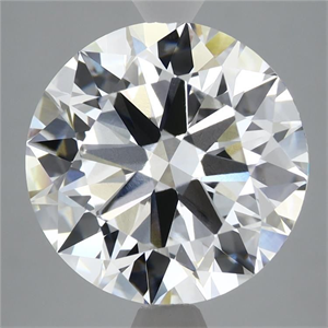 Picture of Lab Grown Diamond 7.03 Carats, Round with Excellent Cut, F Color, VVS2 Clarity and Certified by IGI