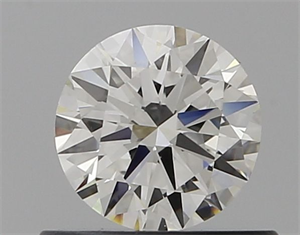 Picture of Natural Diamond 0.50 Carats, Round with Excellent Cut, H Color, VVS2 Clarity and Certified by GIA