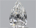 Natural Diamond 0.61 Carats, Pear with  Cut, G Color, VS2 Clarity and Certified by GIA