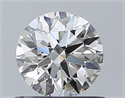 Diamante Natural 0.70 quilates, Redondo , Color G, claridad IF y certificado IGI