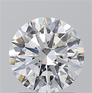 Foto Diamante Natural 1.53 quilates, Redondo , Color F, claridad SI1 y certificado GIA de