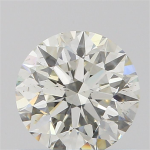 Picture of Natural Diamond 0.70 Carats, Round with Excellent Cut, J Color, SI1 Clarity and Certified by GIA
