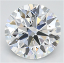 Lab Grown Diamond 3.51 Carats, Round with Ideal Cut, D Color, IF Clarity and Certified by IGI