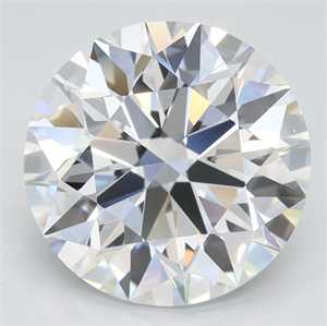 Picture of Lab Grown Diamond 3.51 Carats, Round with Ideal Cut, D Color, IF Clarity and Certified by IGI