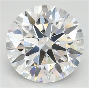 Picture of Lab Grown Diamond 3.73 Carats, Round with Ideal Cut, D Color, IF Clarity and Certified by IGI
