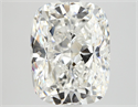 Natural Diamond 2.51 Carats, Cushion with  Cut, F Color, VVS2 Clarity and Certified by GIA