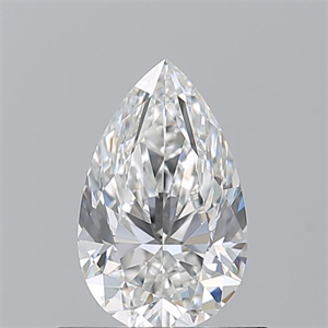Picture of Natural Diamond 0.70 Carats, Pear with  Cut, F Color, IF Clarity and Certified by GIA