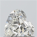 Natural Diamond 0.43 Carats, Heart with  Cut, J Color, VVS1 Clarity and Certified by GIA