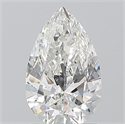 Natural Diamond 1.01 Carats, Pear with  Cut, G Color, SI2 Clarity and Certified by GIA