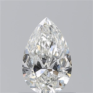 Picture of Natural Diamond 0.71 Carats, Pear with  Cut, G Color, SI1 Clarity and Certified by GIA