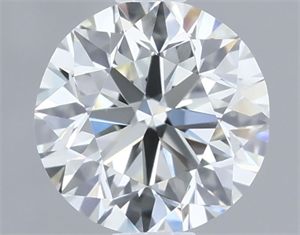 Picture of Natural Diamond 0.64 Carats, Round with Very Good Cut, I Color, VVS1 Clarity and Certified by IGI