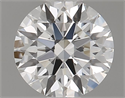 Diamante Natural 0.45 quilates, Redondo , Color F, claridad VVS1 y certificado GIA