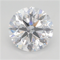 Lab Grown Diamond 6.02 Carats, Round with Ideal Cut, D Color, VVS1 Clarity and Certified by IGI