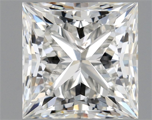 Foto Diamante Natural 1.00 quilates, Princesa , Color G, claridad SI2 y certificado GIA de