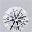 Lab Grown Diamond 1.73 Carats, Round with Ideal Cut, E Color, VS1 Clarity and Certified by IGI