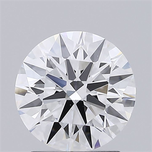 Picture of Lab Grown Diamond 1.73 Carats, Round with Ideal Cut, E Color, VS1 Clarity and Certified by IGI