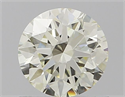 Diamante Natural 0.70 quilates, Redondo , Color K, claridad VVS2 y certificado IGI