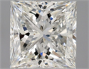 Natural Diamond 1.03 Carats, Princess with  Cut, H Color, SI1 Clarity and Certified by GIA