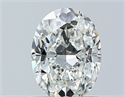 Natural Diamond 1.01 Carats, Oval with  Cut, H Color, VS1 Clarity and Certified by GIA
