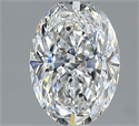 Natural Diamond 2.01 Carats, Oval with  Cut, F Color, VS2 Clarity and Certified by GIA