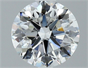 Natural Diamond 1.90 Carats, Round with Excellent Cut, E Color, VS2 Clarity and Certified by GIA
