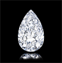Natural Diamond 5.33 Carats, Pear with  Cut, D Color, VS2 Clarity and Certified by GIA