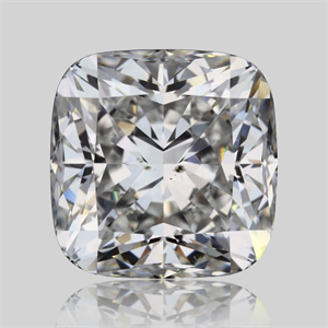 Foto Diamante Natural 1.72 quilates, Del cojín , Color F, claridad SI1 y certificado GIA de