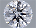 Natural Diamond 0.76 Carats, Round with Excellent Cut, D Color, VVS2 Clarity and Certified by GIA
