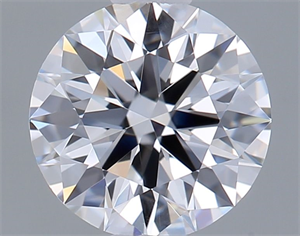 Picture of Natural Diamond 0.76 Carats, Round with Excellent Cut, D Color, VVS2 Clarity and Certified by GIA