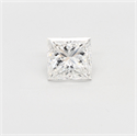 Natural Diamond 2.02 Carats, Princess with  Cut, I Color, SI1 Clarity and Certified by GIA