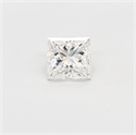 Natural Diamond 2.02 Carats, Princess with  Cut, I Color, SI1 Clarity and Certified by GIA